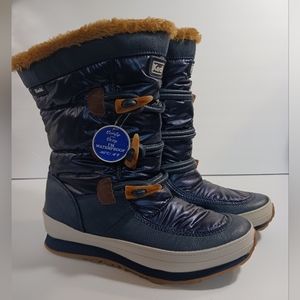 Keds Winter Boots Faux Fur Lined NWT Navy Blue Sz 9 💜